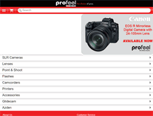 Tablet Screenshot of profeel.com
